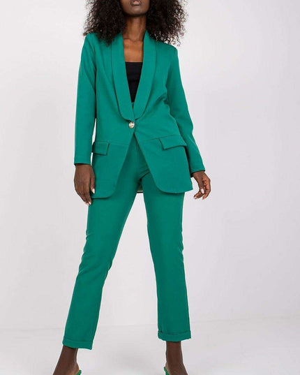 Sophisticated Italy Moda Classic Button Up Coat For Women