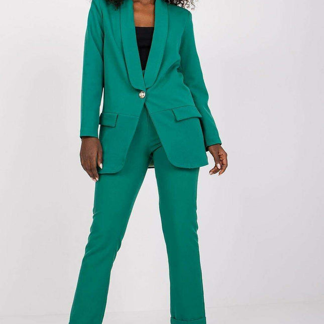 Sophisticated Italy Moda Classic Button Up Coat For Women