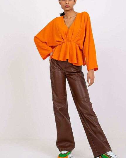 Elegant Italian Oversized Blouse Italy Moda European Design