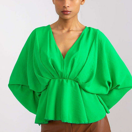 Elegant Italian Oversized Blouse Italy Moda European Design