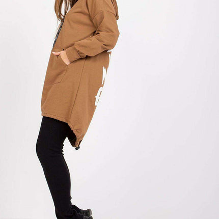 Italy Moda Luxe Cozy Oversized Sweatshirt For Women