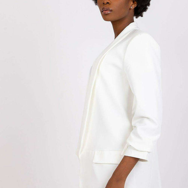 Elegant Italian Three Quarter Sleeve Moda Jacket For Women