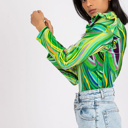 Elegant Velvet Floral Top for Any Occasion European Crafted - Très Elite