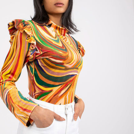Elegant Velvet Floral Top for Any Occasion European Crafted - Très Elite