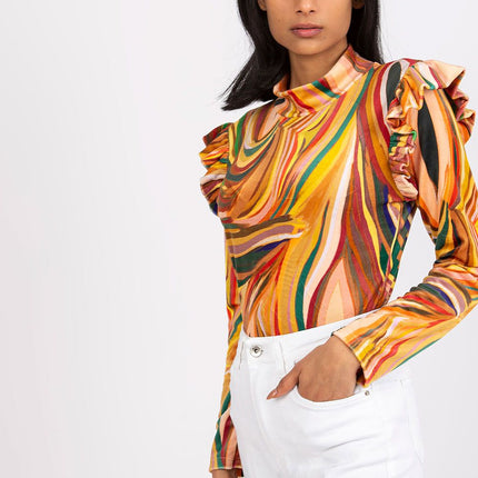 Elegant Velvet Floral Top for Any Occasion European Crafted - Très Elite