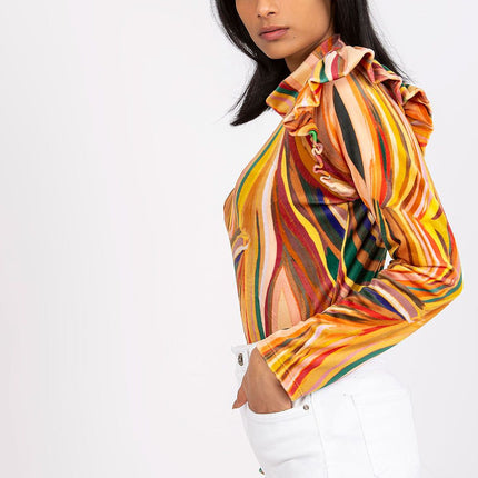 Elegant Velvet Floral Top for Any Occasion European Crafted - Très Elite