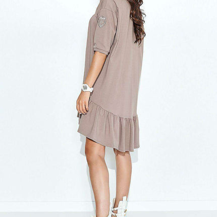 Stylish Oversized Knit Sweatshirt Dress