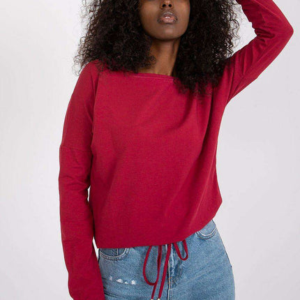 Elegant Cotton Top with Trendy Tie Accent