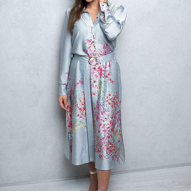 Chic Button-Up Jersey Daydress for Everyday Elegance