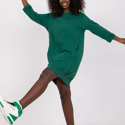 Effortless Elegance Cotton Daydress with Practical Pockets