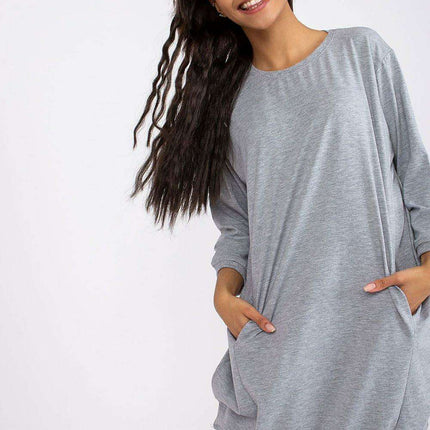 Effortless Elegance Cotton Daydress with Practical Pockets