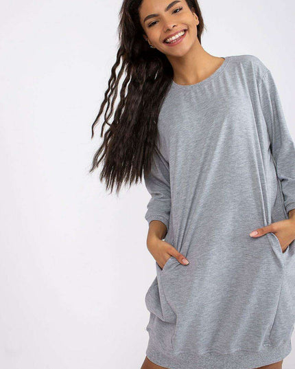 Effortless Elegance Cotton Daydress with Practical Pockets