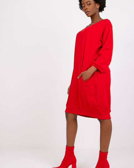 Effortless Elegance Cotton Daydress with Practical Pockets