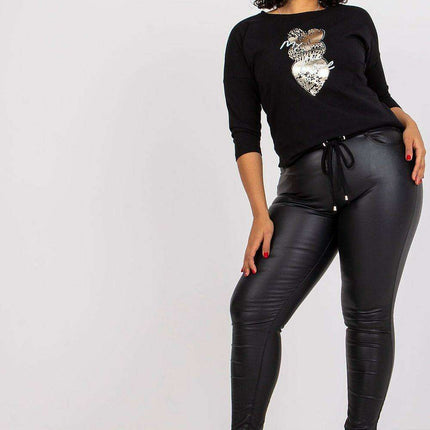 Elegant Front-Embellished Blouse for Effortless Glamour