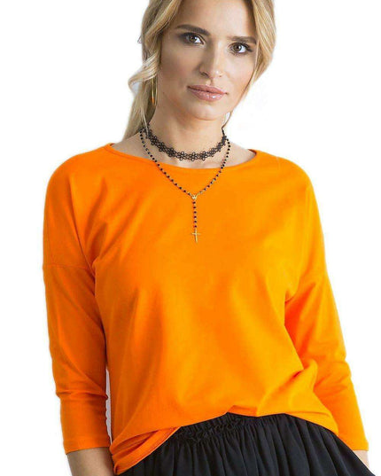 Chic 3/4 Sleeve Cotton Blend Blouse