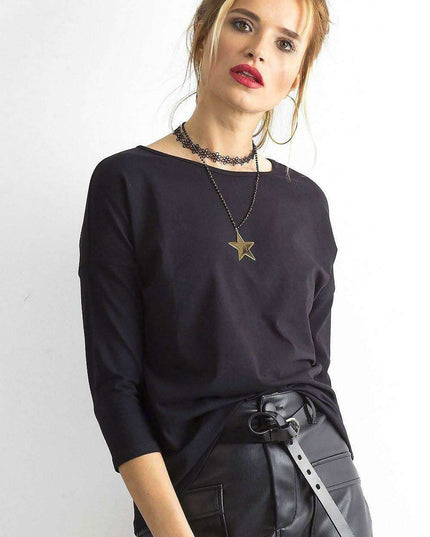 Chic 3/4 Sleeve Cotton Blend Blouse