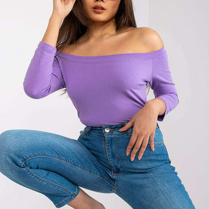 Elegant Spanish Off-Shoulder Blouse