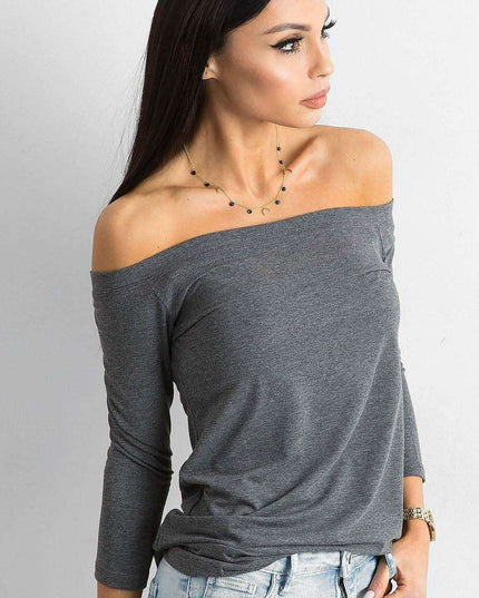 Elegant Spanish Off-Shoulder Blouse