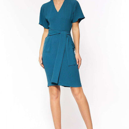 Effortless Elegance Waist Tied Day Dress For Every Occasion