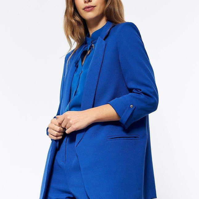 Springtime Chic Blushing Pink Oversized Spring Jacket