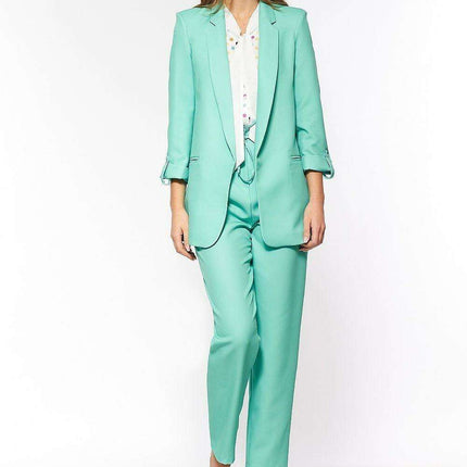 Springtime Chic Blushing Pink Oversized Spring Jacket