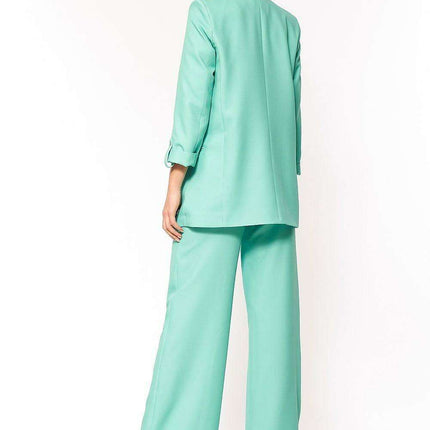 Springtime Chic Blushing Pink Oversized Spring Jacket