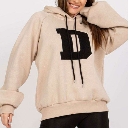 Trendy Women's Hooded Sweatshirt