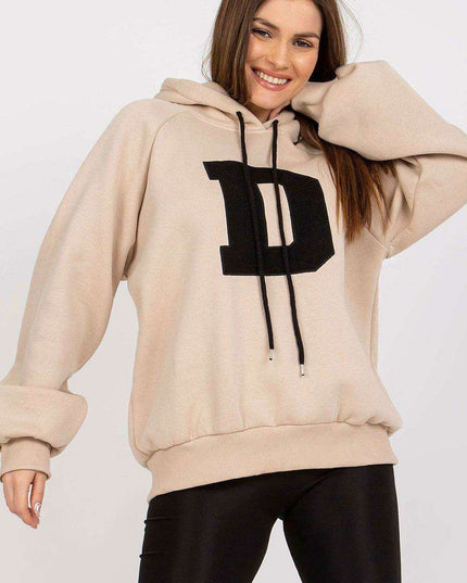 Trendy Women's Hooded Sweatshirt