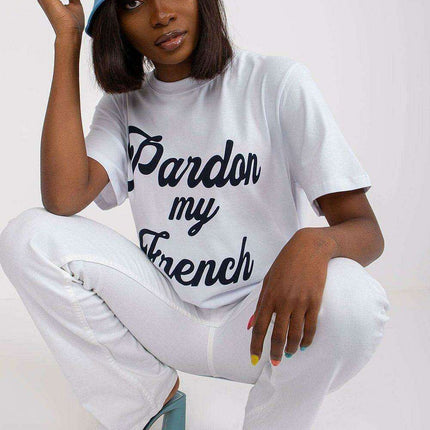 Chic Embellished Casual Tee