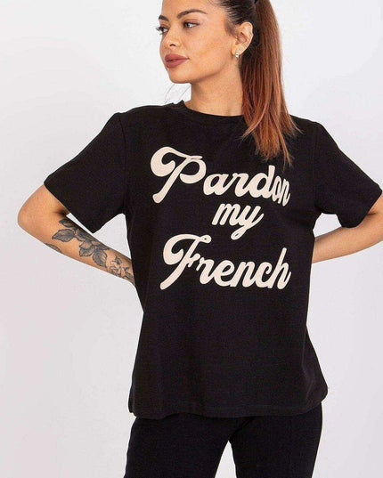 Chic Embellished Casual Tee