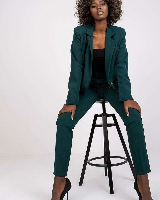 Stylish Womens Long Sleeve Jacket With Button Closure