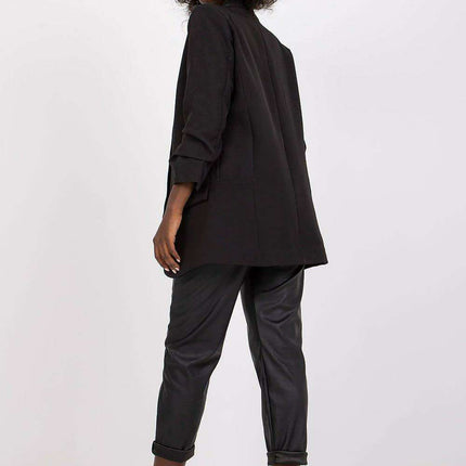 Elegant Italian Three Quarter Sleeve Moda Jacket For Women