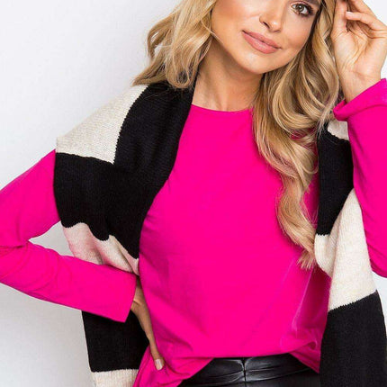 Chic Long Sleeve Cotton Top