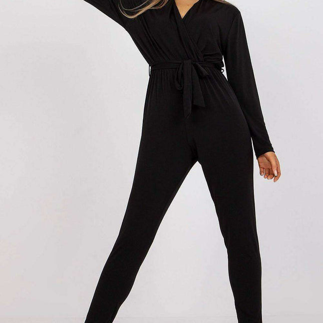 Elegant Wrap-Front Jumpsuit