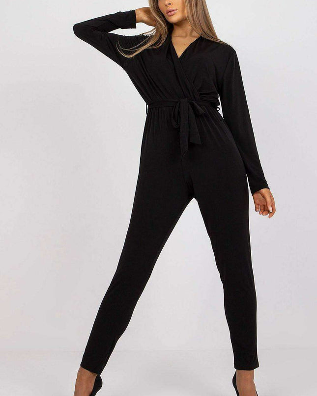 Elegant Wrap-Front Jumpsuit