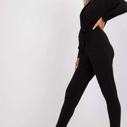 Elegant Wrap-Front Jumpsuit