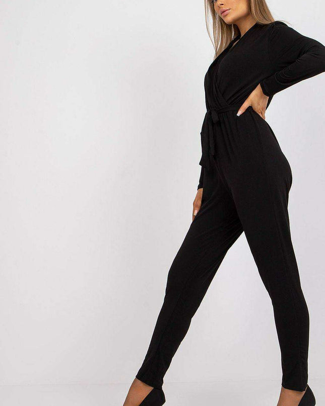 Elegant Wrap-Front Jumpsuit