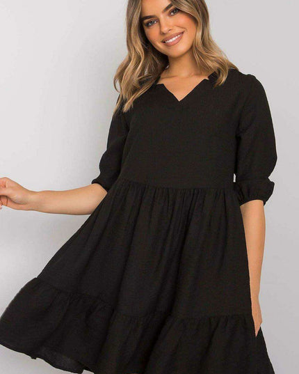 Versatile Frilled Dress for Every Event