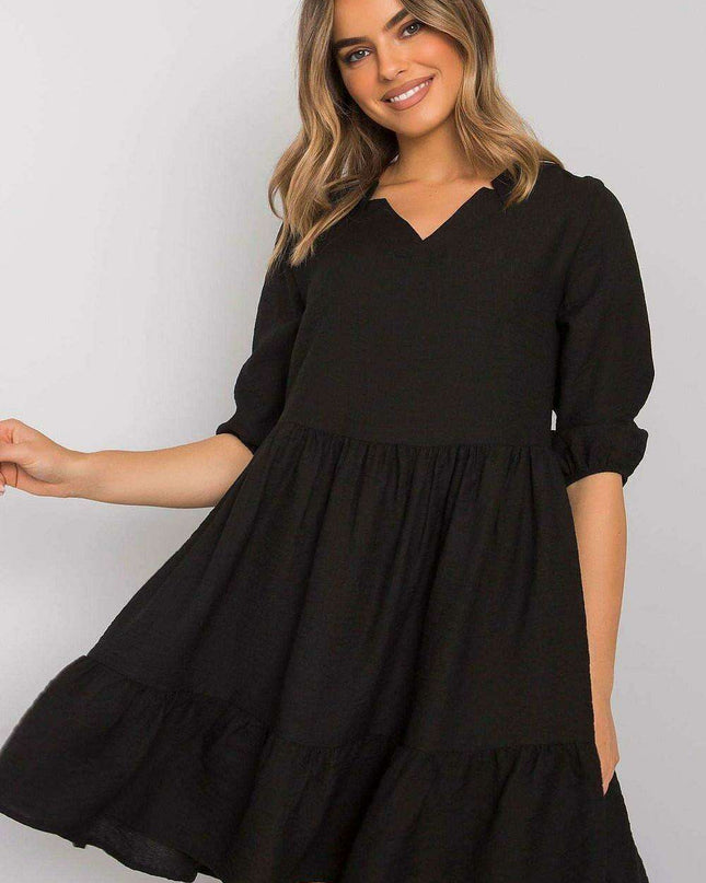 Versatile Frilled Dress for Every Event