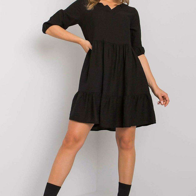 Versatile Frilled Dress for Every Event