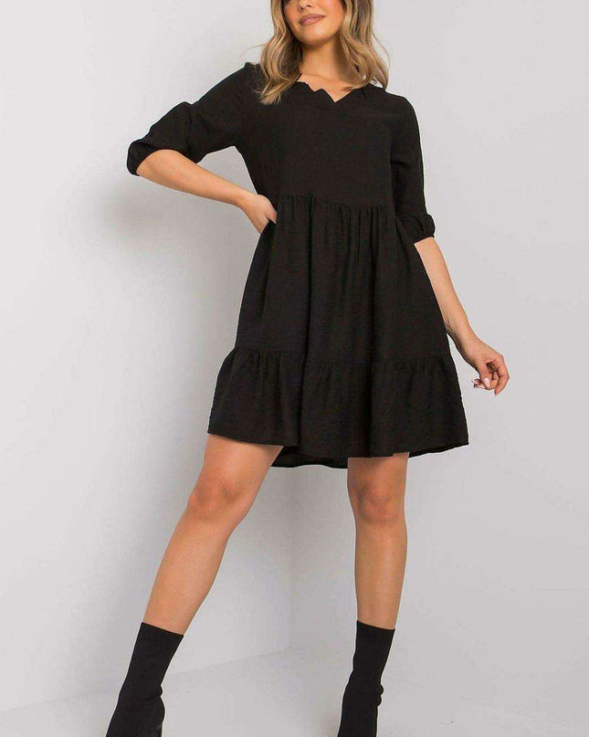 Versatile Frilled Dress for Every Event