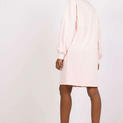 Casual Long Sleeve Pocket Dress