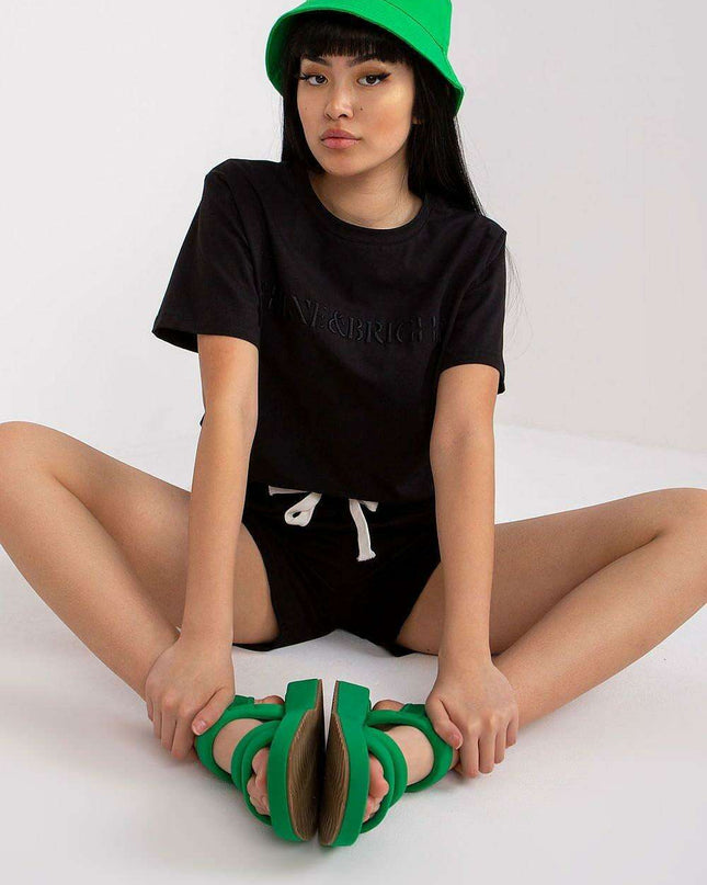 Chic Blouse and Shorts Set