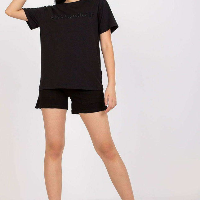 Chic Blouse and Shorts Set