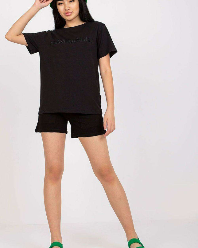 Chic Blouse and Shorts Set