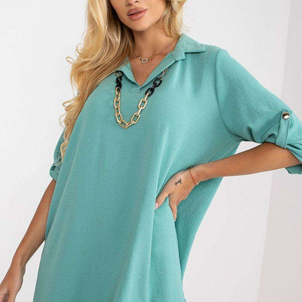 Chic Italian Asymmetrical Day Dress For Effortless Elegance