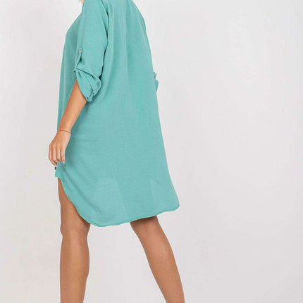 Chic Italian Asymmetrical Day Dress For Effortless Elegance