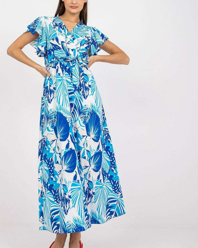 Chic Italian Summer Maxi Dress For Elegant Everyday Wear