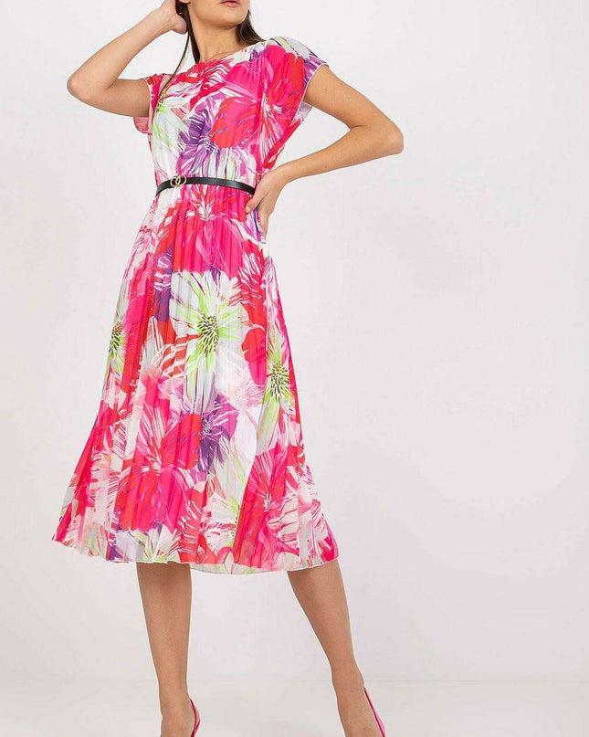 Italian Summer Breeze Flared Dress For Women Everyday Casual