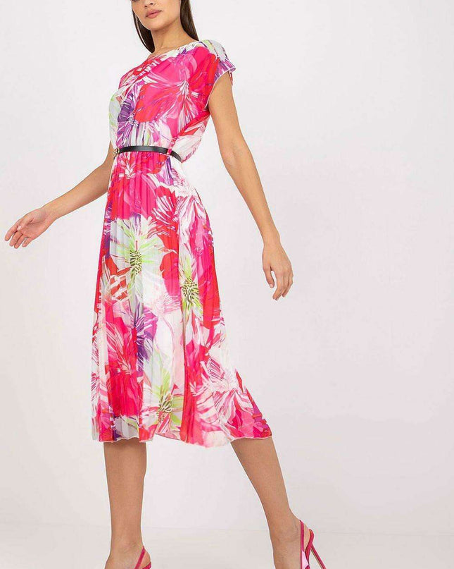 Italian Summer Breeze Flared Dress For Women Everyday Casual